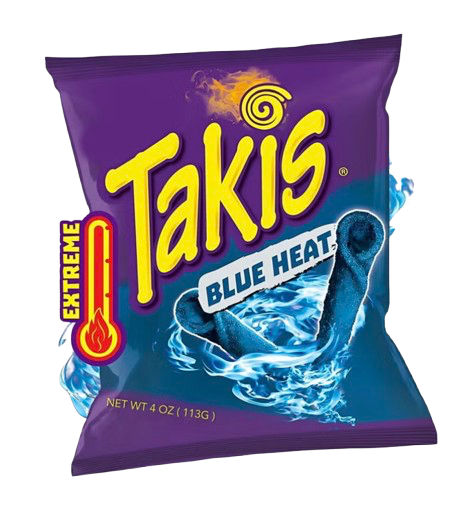 Blue Heat Tortilla Chips 113.4G