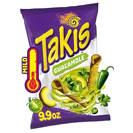 Takis Guacamole Rolled Tortilla Chips 9.9 Oz